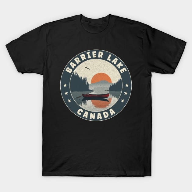 Barrier Lake Canada Sunset T-Shirt by turtlestart